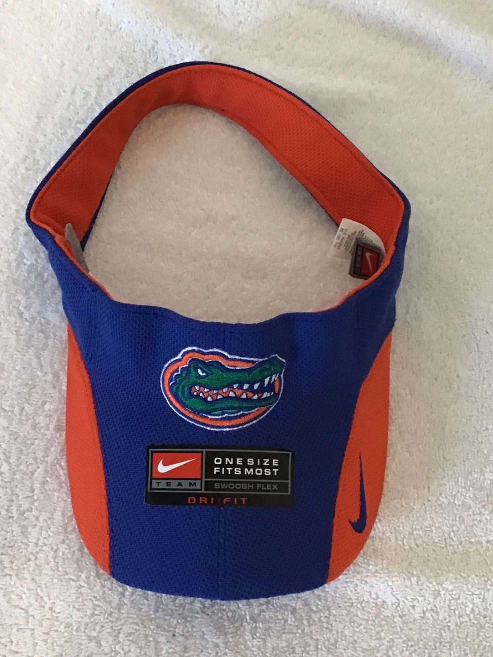 Nike Blue and Orange Florida Gators Dri-FIT Team Visor